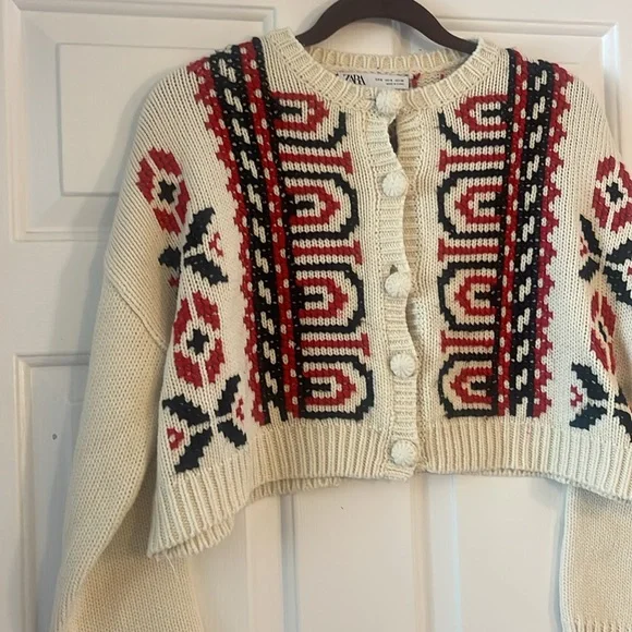 Zara cropped cardigan - Picture 2 of 5